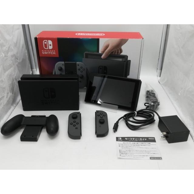 中古】Nintendo Switch 本体 Joy-Con(L)/(R) グレー HAC-S-KAAAA