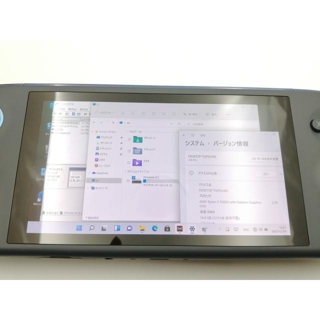 中古】AYANEO AYANEO AIR PRO ポーラブラック 【Ryzen5 5560U 16G 512G