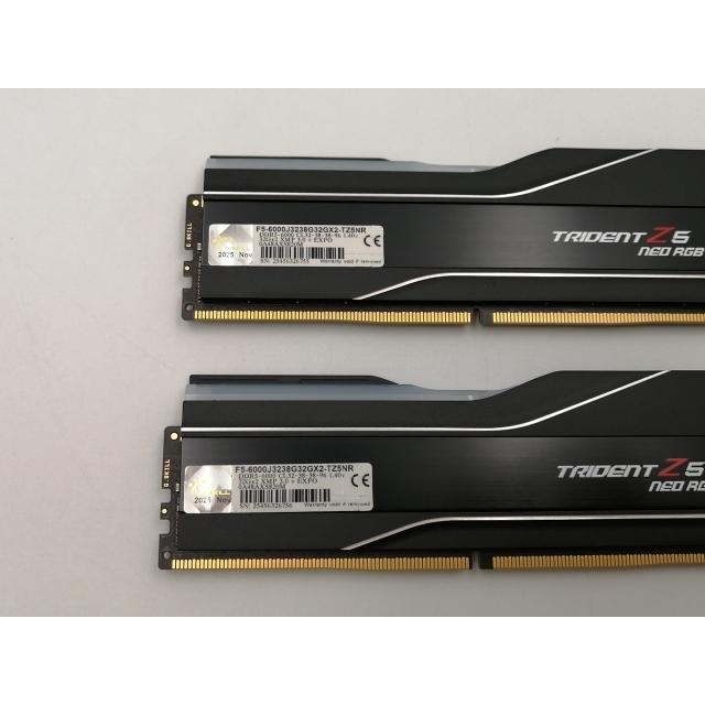 中古】DDR5 32GB 2枚組（合計64GB） DDR5-6000(PC5-48000
