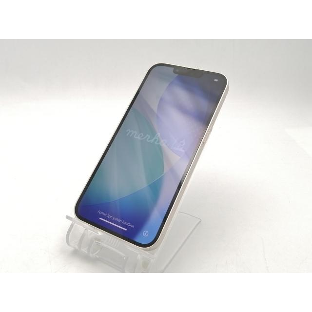 【中古】Apple 国内版 【SIMフリー】 iPhone 13 128GB スターライト MLND3J/A【ECセンター】保証期間１ヶ月【ランクB】の画像