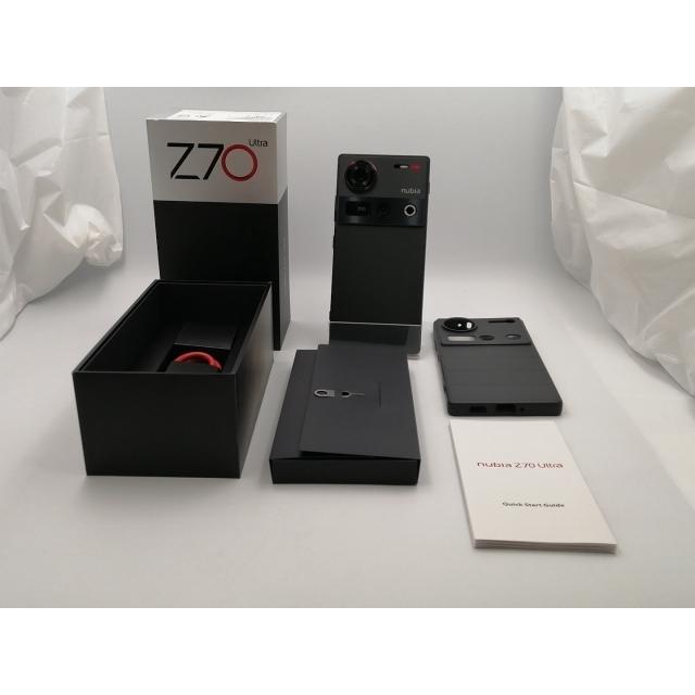 中古】ZTE 国内版【SIMフリー】 nubia Z70 Ultra 12GB 256GB Black【EC
