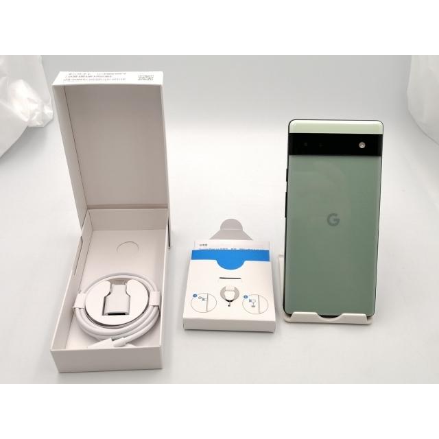 Google Pixel 6a セージ 本体（箱・付属品付き） 中古】Google 国内版 【SIMフリー】 Pixel 6a セージ 6GB 128GB GB17L
