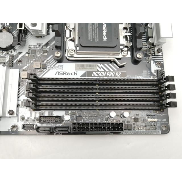 中古】ASRock B650M Pro RS B650/AM5/MicroATX【ECセンター】保証期間