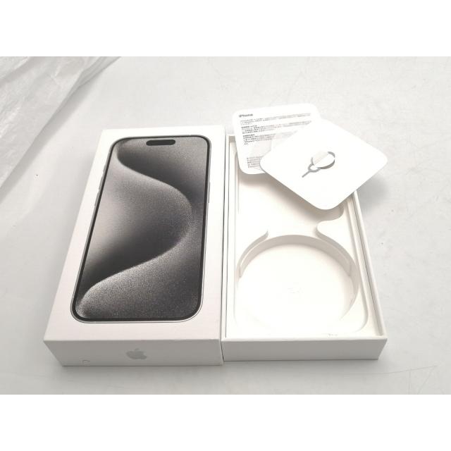 中古】Apple 国内版 【SIMフリー】 iPhone 15 Pro 128GB ホワイト
