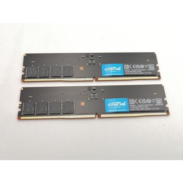 中古】DDR5 32GB 2枚組（合計64GB） DDR5-4800(PC5-38400