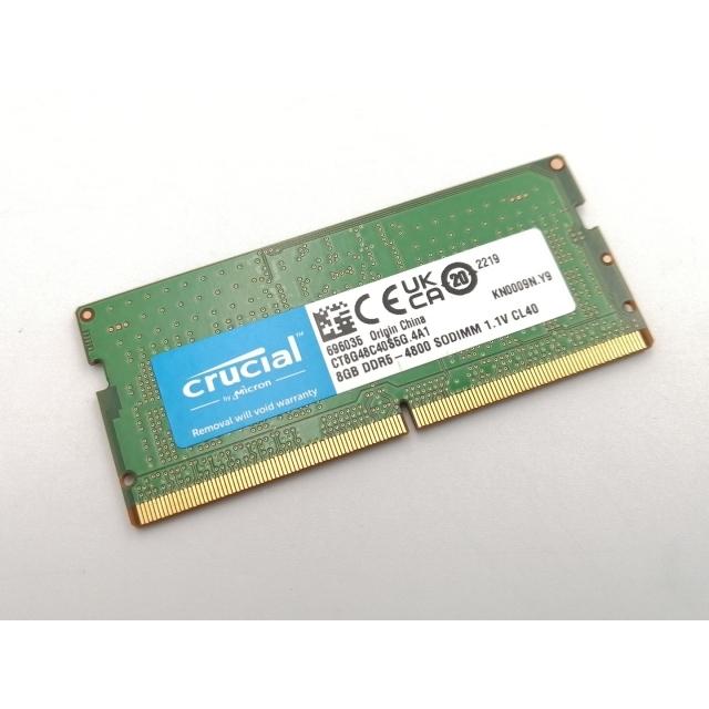 Micron DDR5 PC5-4800 8GB SO-DIMM ノートPC用① Micron 8GB DDR5-4800