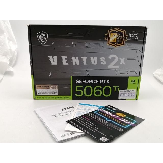 中古】MSI GeForce RTX 5060 Ti 16G VENTUS 2X OC PLUS RTX5060Ti/16GB
