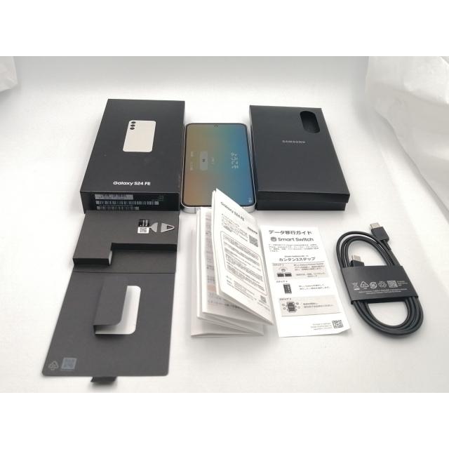 【美品】Samsung Galaxy S24 FE 本体と箱等付属品（au） 中古】【赤ロム保証あり】SAMSUNG au 【SIMフリー】 Galaxy S24 FE