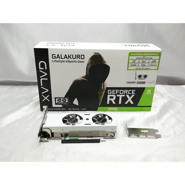 中古】玄人志向 GK-RTX3050-E6GB/WHITE/LP RTX3050/6GB(GDDR6)【EC