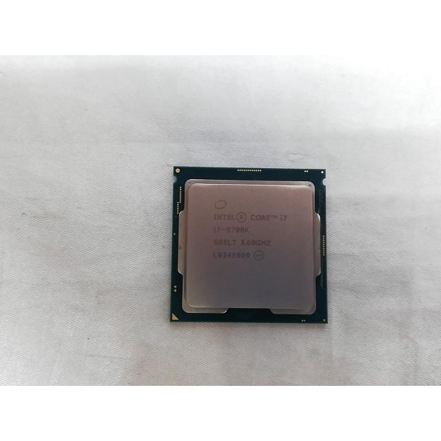 中古】Intel Core i7-9700K (3.6GHz/TB:4.9GHz/SRELT/P0) bulk LGA1151