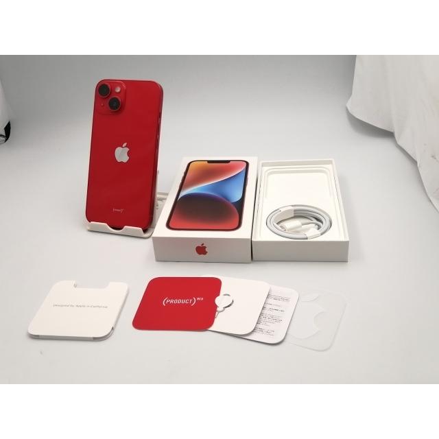 中古】Apple 国内版 【SIMフリー】 iPhone 14 128GB (PRODUCT)RED