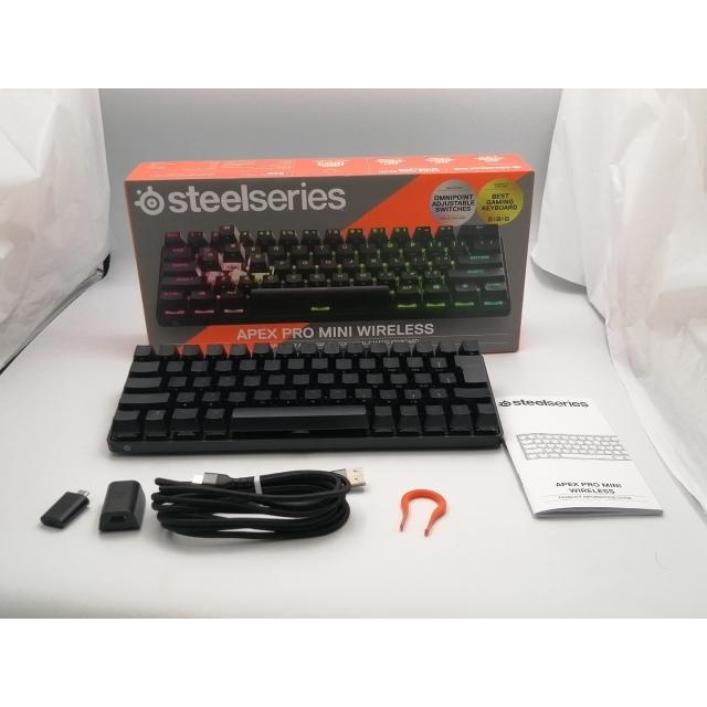 中古】SteelSeries Apex Pro Mini Wireless JP【ECセンター】保証期間