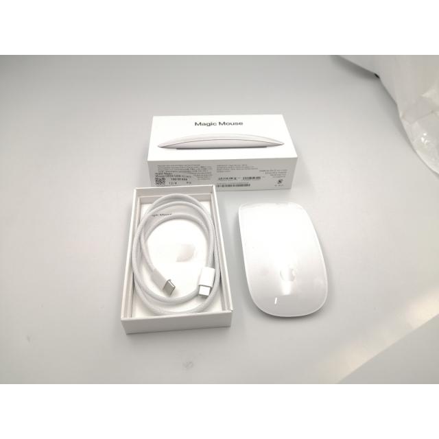 中古】Apple Magic Mouse（2024/USB-C）ホワイト MXK53ZA/A【EC