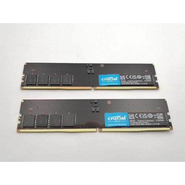 中古】DDR5 32GB 2枚組（合計64GB） DDR5-4800(PC5-38400