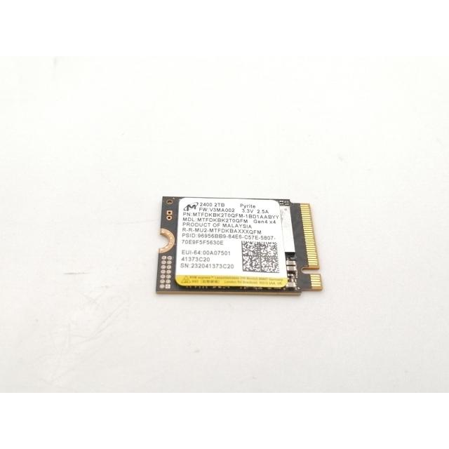 SSD ２TB（新品未開封） 中古】各社 2TB SSD (M.2 2230/PCIe4.0 NVMe)【ECセンター】保証期間1