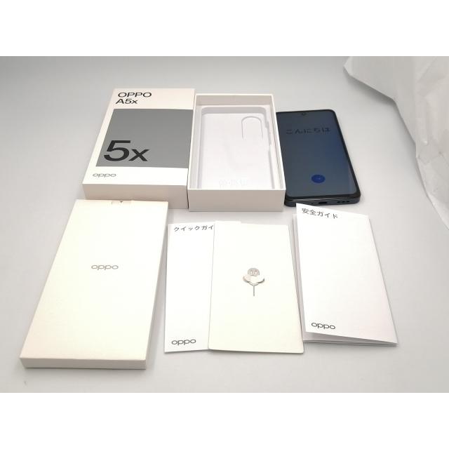 中古】Oppo 国内版 【SIMフリー】 OPPO A5x 4GB 128GB ブルー【EC