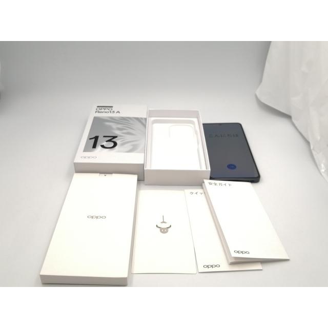 中古】Oppo 国内版 【SIMフリー】 OPPO Reno13 A チャコールグレー 8GB