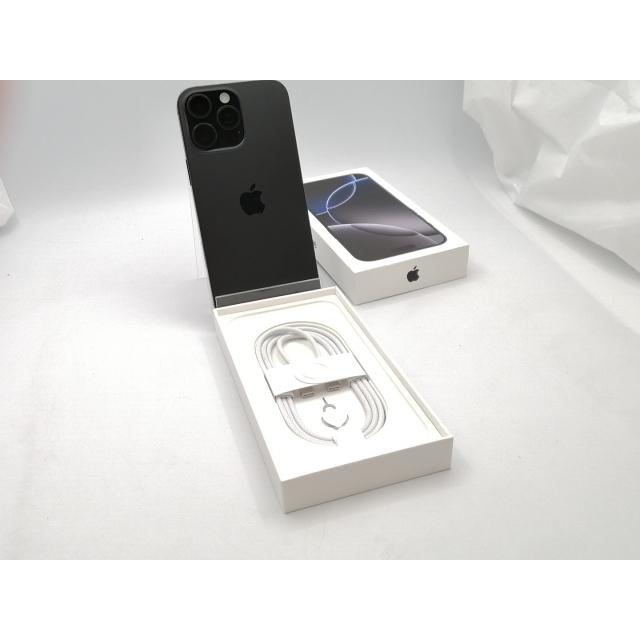 中古】Apple 国内版 【SIMフリー】 iPhone 16 Pro Max 512GB ブラック