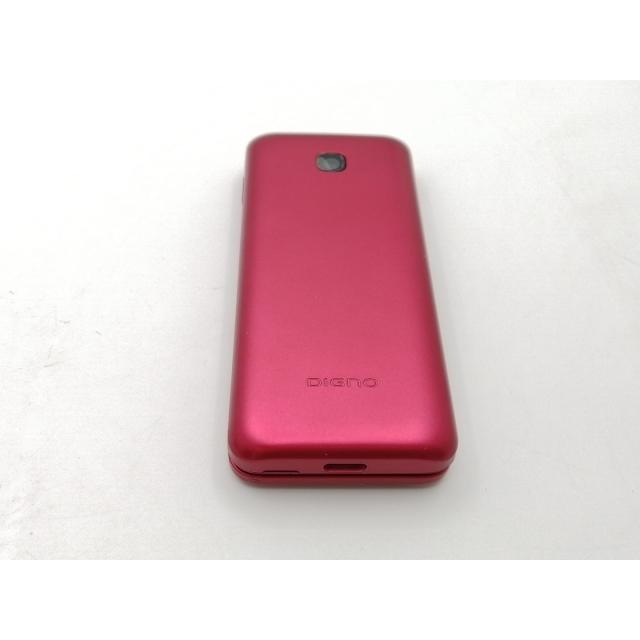 中古】KYOCERA docomo 【SIMフリー】 DIGNOケータイ レッド KY-42C【EC