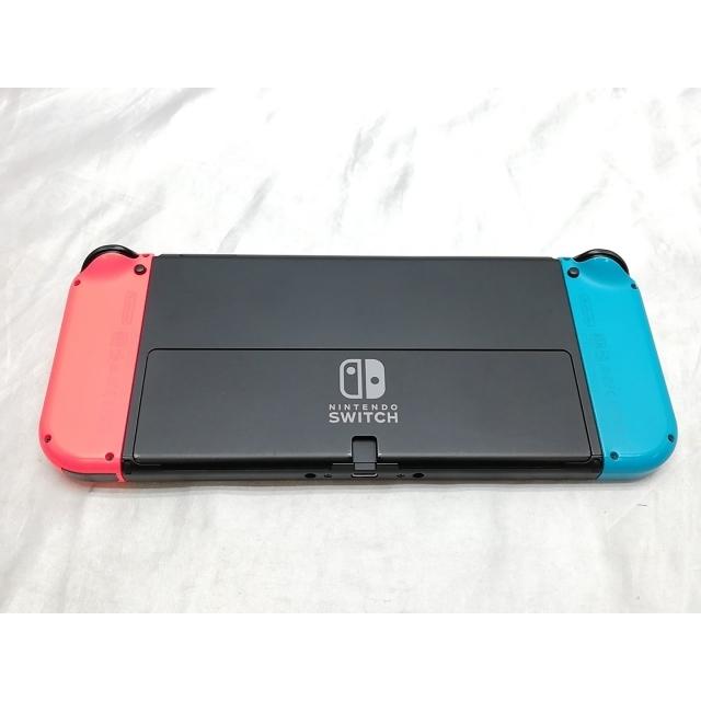 中古】Nintendo Switch 本体 (有機ELモデル) HEG-S-KABAA ネオンブルー