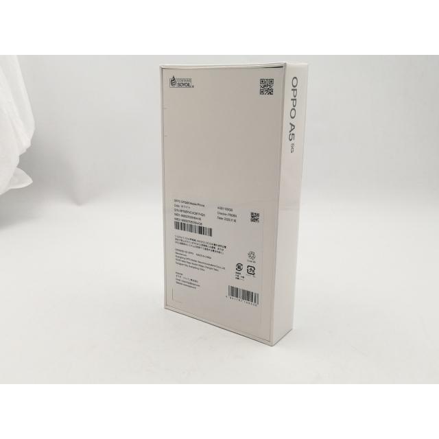 未使用】Oppo au 【SIMフリー】 OPPO A5 5G 4GB 128GB ホワイト OPG06