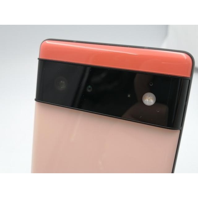 中古】Google au 【SIMフリー】 Pixel 6 カインダコーラル 8GB 128GB