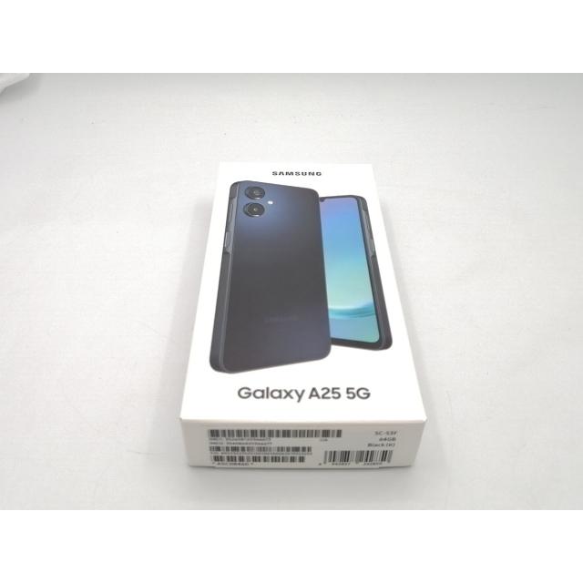 未使用】SAMSUNG docomo 【SIMフリー】 Galaxy A25 5G ブラック 4GB