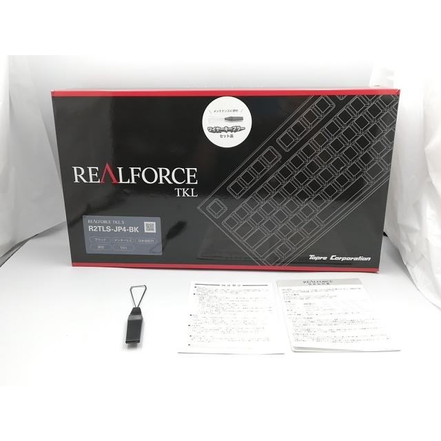 中古】東プレ REALFORCE TKL S R2TLS-JP4-BK [日本語配列/45g/ブラック