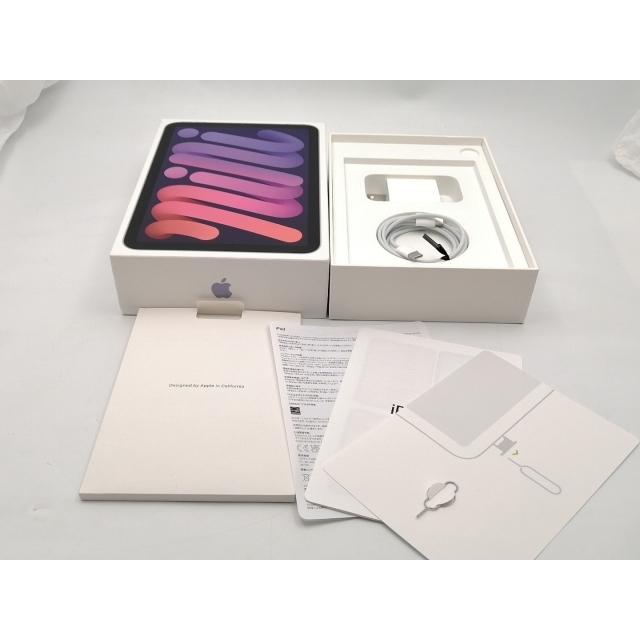 【中古】Apple 国内版 【SIMフリー】 iPad mini（第6世代/2021） 64GB パープル MK8E3J/A【ECセンター】保証期間１ヶ月【ランクB】の画像