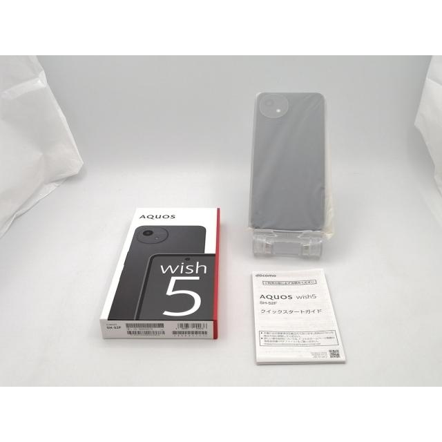 未使用】SHARP docomo 【SIMフリー】 AQUOS wish5 スミ 4GB 64GB SH