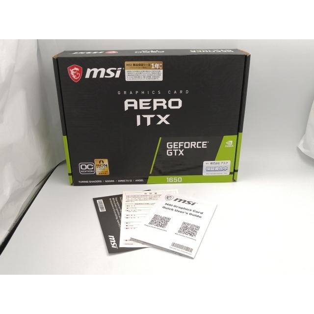 中古】MSI GeForce GTX 1650 AERO ITX 4G OC GTX1650/4GB(GDDR5)/PCI-E