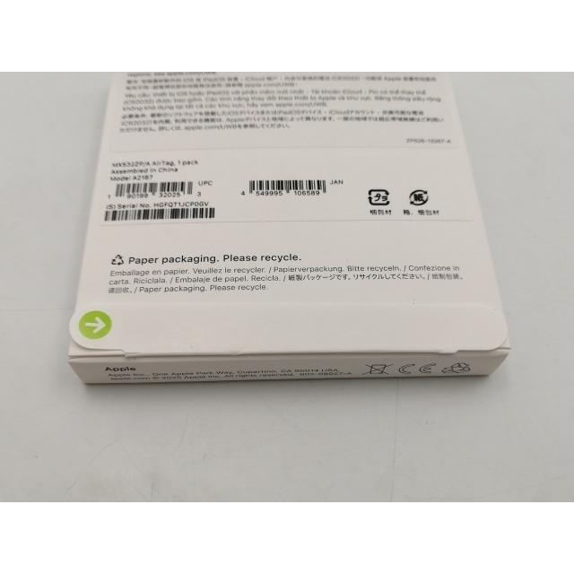 airtag 第一世代　3個　未使用品 未使用】Apple AirTag(第1世代) 1パック MX532ZP/A【ECセンター】保証