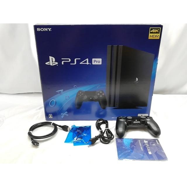 中古】SONY PlayStation4 Pro ジェット・ブラック 1TB CUH-7200BB01