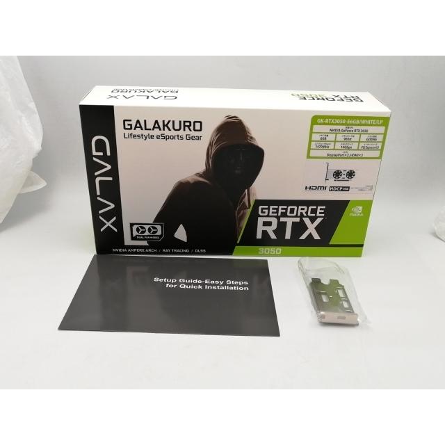 中古】玄人志向 GK-RTX3050-E6GB/WHITE/LP RTX3050/6GB(GDDR6)【EC