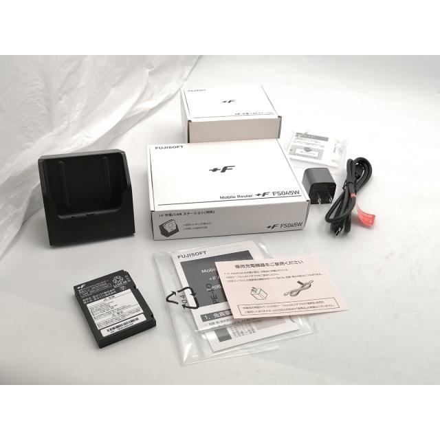 中古】富士ソフト 【SIMフリー】 +F FS045W FS045WMB1 4G/eSIM対応【EC