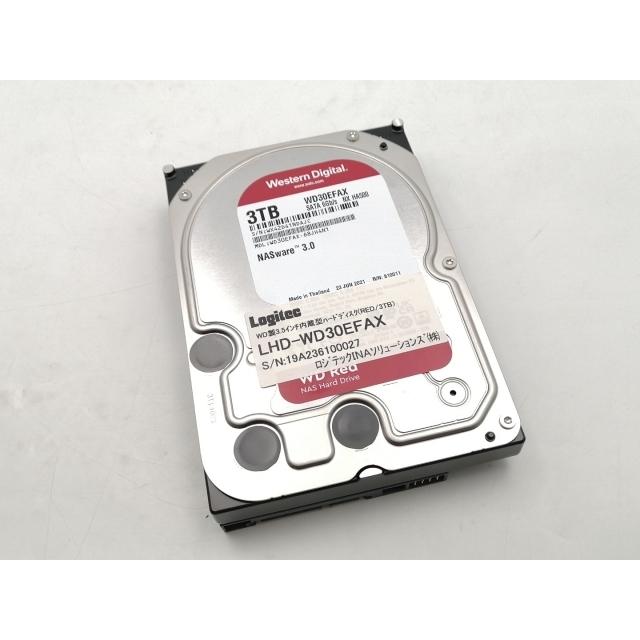 「中古」WESTERN DIGITAL　WD30EFAX 3TB　2台 中古】W.D. WD30EFAX WD Red 3TB/5400rpm/128MB/6Gbps【ECセンター