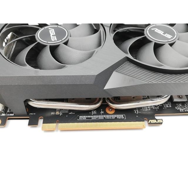 【中古品】ASUS Radeon RX 7600 OC 8GB DUAL 中古】ASUS DUAL-RX7600-O8G-V2 RX7600/8GB(GDDR6)【ECセンター】保証