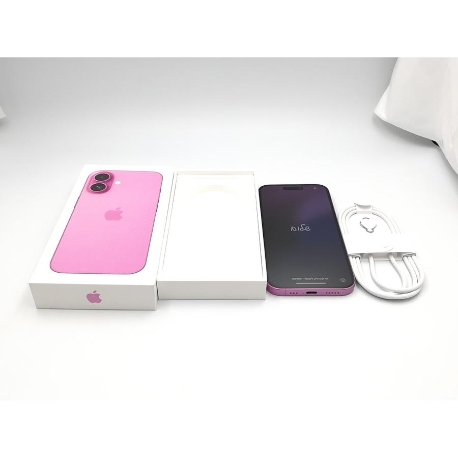 中古】Apple 国内版 【SIMフリー】 iPhone 16 128GB ピンク MYDT3J/A