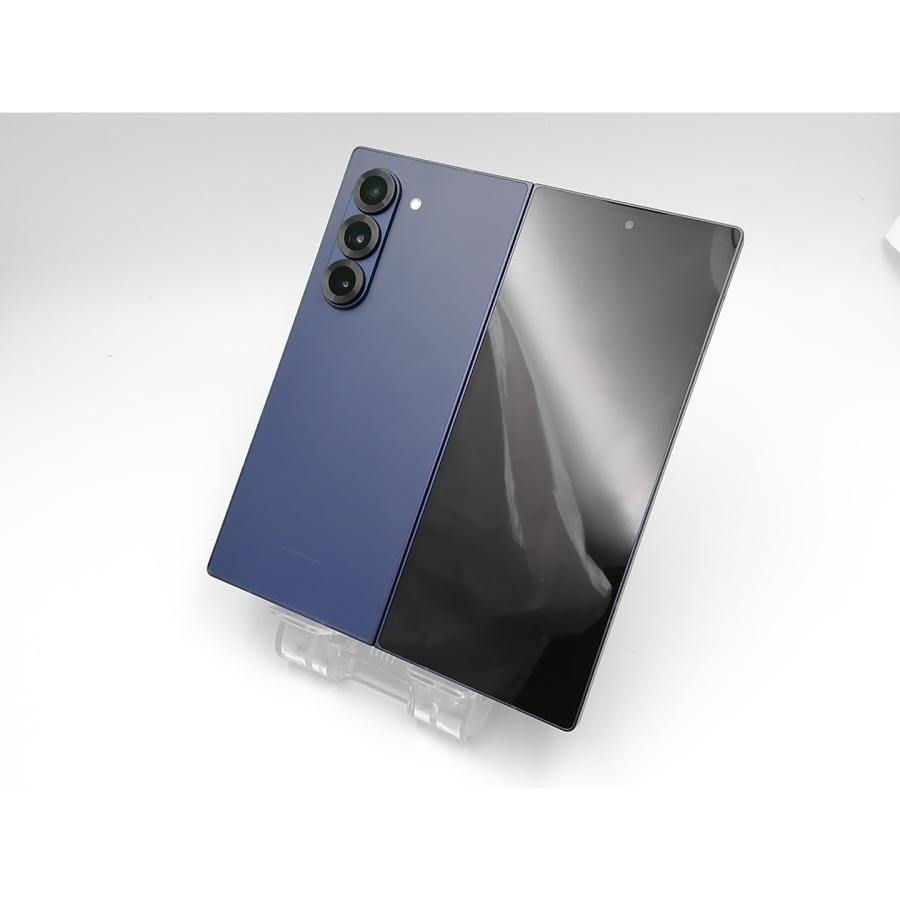 中古】SAMSUNG au 【SIMフリー】 Galaxy Z Fold6 ネイビー 12GB 256GB