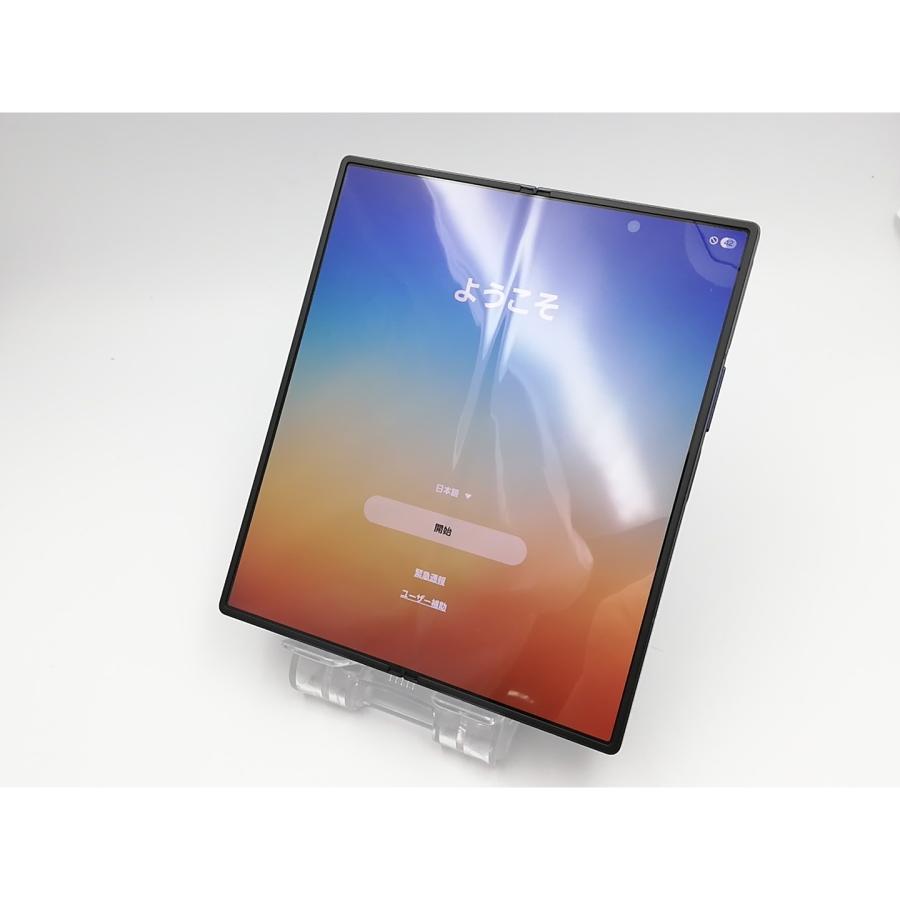 中古】SAMSUNG au 【SIMフリー】 Galaxy Z Fold6 ネイビー 12GB 256GB