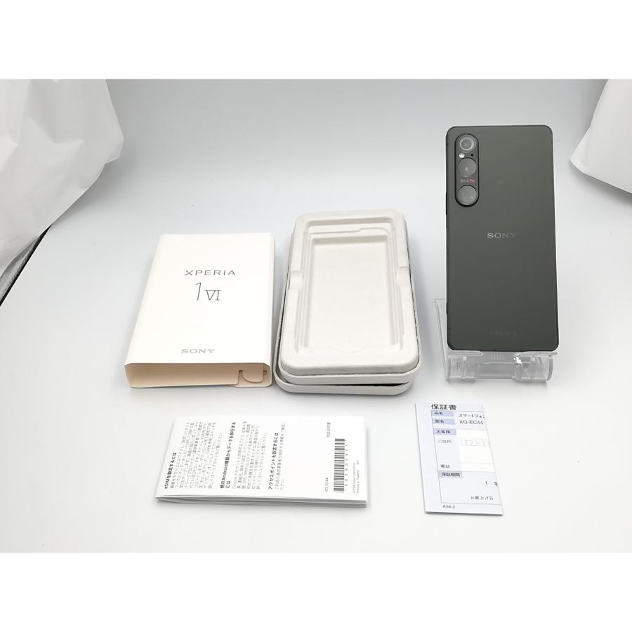中古】SONY 国内版 【SIMフリー】 Xperia 1 VI カーキグリーン 12GB