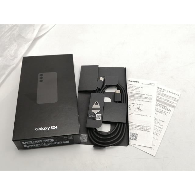 中古】SAMSUNG 国内版 【SIMフリー】 Galaxy S24 オニキスブラック 8GB