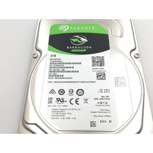中古】Seagate ST4000DM004 4TB/5400rpm/256MB/6Gbps【ECセンター