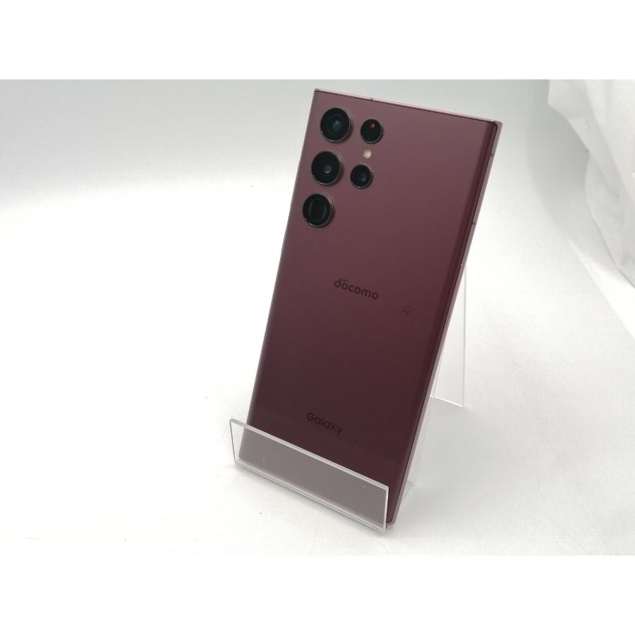 中古】SAMSUNG docomo 【SIMフリー】 Galaxy S22 Ultra バーガンディ