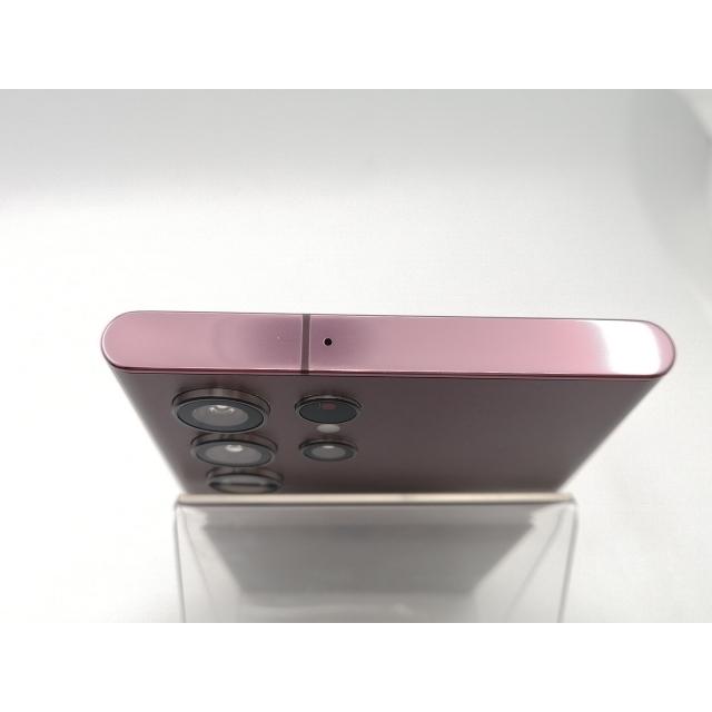 中古】SAMSUNG docomo 【SIMフリー】 Galaxy S22 Ultra バーガンディ