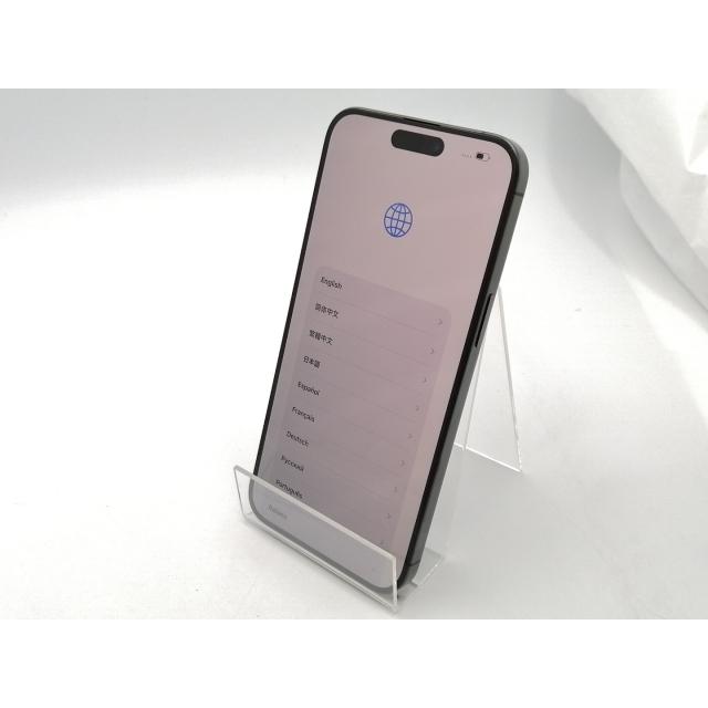 【中古】Apple 国内版 【SIMフリー】 iPhone 15 Pro Max 256GB ブラックチタニウム MU6P3J/A【ECセンター】保証期間１ヶ月【ランクA】の画像
