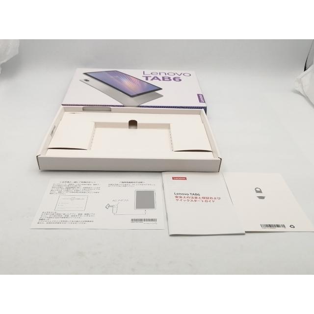 中古】Lenovo SoftBank 【SIMフリー】 Lenovo TAB6 ムーンホワイト 4GB