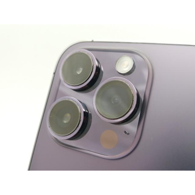 【中古】【赤ロム保証あり】Apple au 【SIMフリー】 iPhone 14 Pro Max 512GB ディープパープル MQ9J3J/A【ECセンター】保証期間１ヶ月【ランクB】の画像