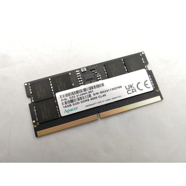 中古】262PIN SODIMM 16GB DDR5-4800(PC5-38400)【ノートPC用】【EC