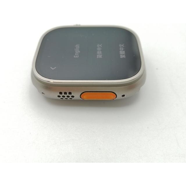 【中古】Apple Apple Watch Ultra 49mm Cellular チタニウムケース/グリーンアルパインループ M MQFN3J/A【ECセンター】保証期間１ヶ月【ランクB】の画像